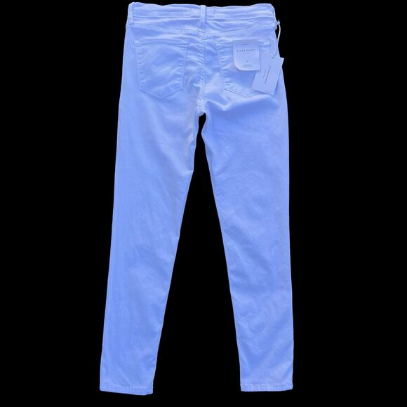 Women's Flying Monkey Black Label Skinny White Jeans Size 28 Denim NWT - Picture 13 of 16